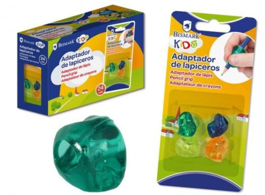 BLISTER 4 ADAPTADORES PARA LAPICES COLORES SURTIDOS