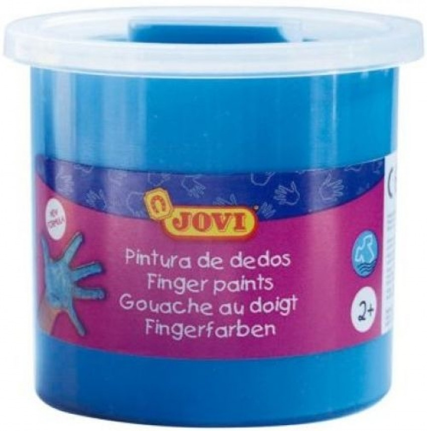 PINTURA DEDOS JOVI 125 ml AZUL - Pack de 5 unidades