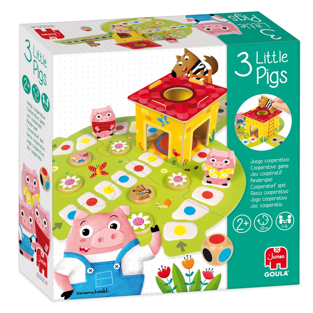 JUEGO COOPERATIVO 3 LITTLE PIGS (JUEGO 3 CERDITOS)