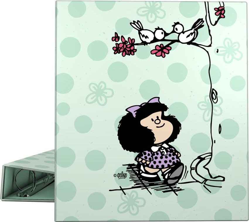 CARPETA ANILLAS A4 FOR.4D40 MAFALDA KISS 28x32x5,6cm