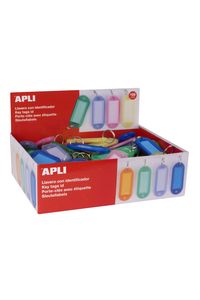 C/100 LLAVEROS DE COLORES TRANSLUCIDOS APLI