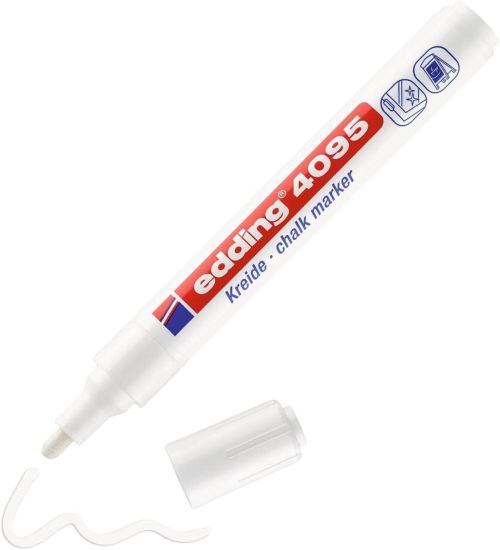 C/10 ROTULADOR EDDING 4095 BLANCO MARCADOR TIZA LIQUIDA