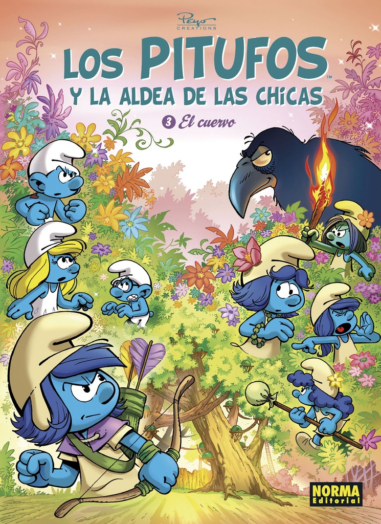 Los Pitufos y la aldea de las chicas 3. El Cuervo