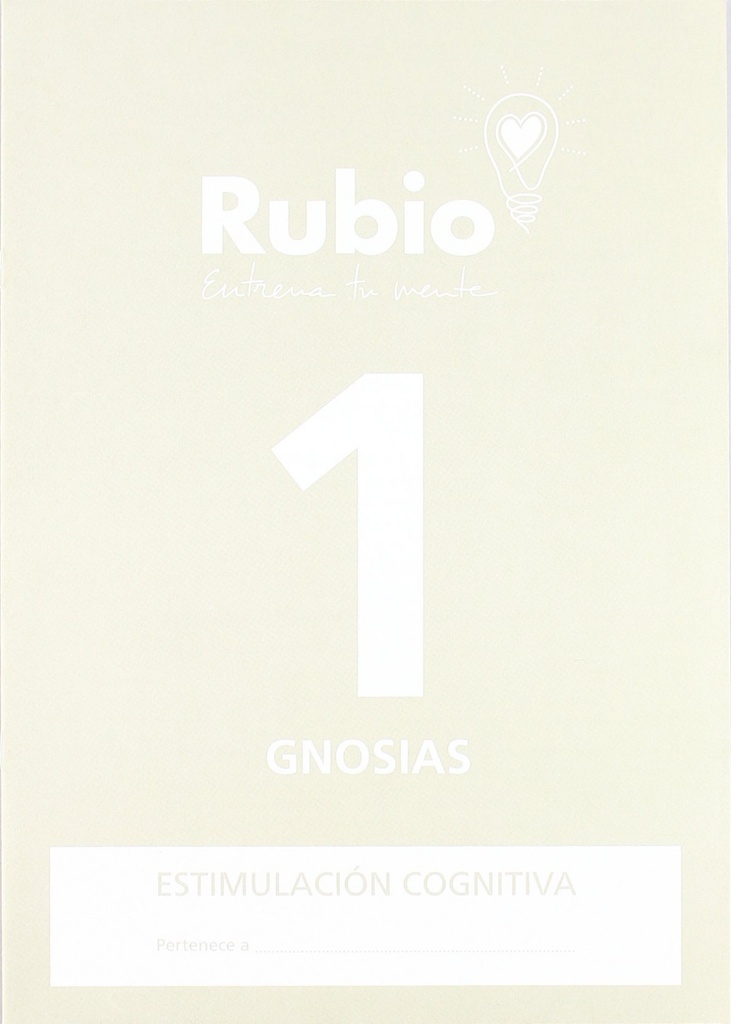 CUADERNO RUBIO A4 ESTIM.COGN.GNOSIAS 1 - Pack de 5 unidades