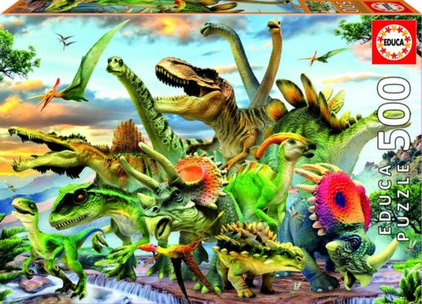 DINOSAURIOS PUZZLE 500 PIEZAS