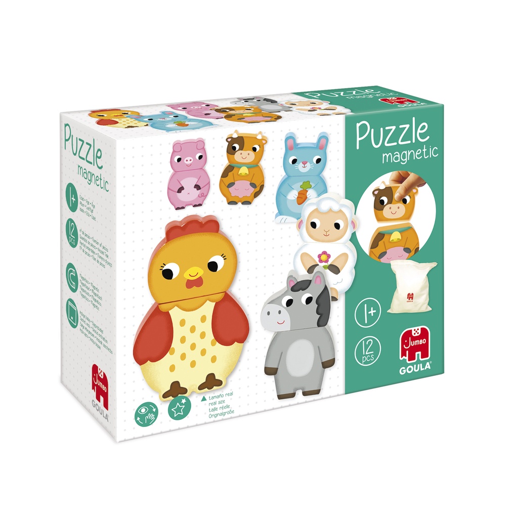 PUZZLE MAGNETICO INTERCAMBIABLE GRANJA