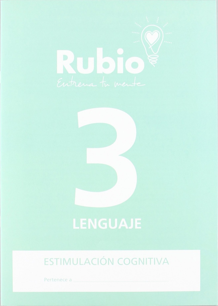 [ECL3] CUADERNO RUBIO A4 ESTIM.COGN.LENGUAJE 3 - Pack de 5 unidades