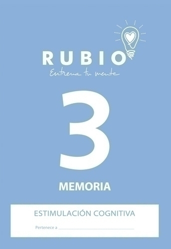 [ECM3] CUADERNO RUBIO A4 ESTIM.COGN.MEMORIA 3 - Pack de 5 unidades
