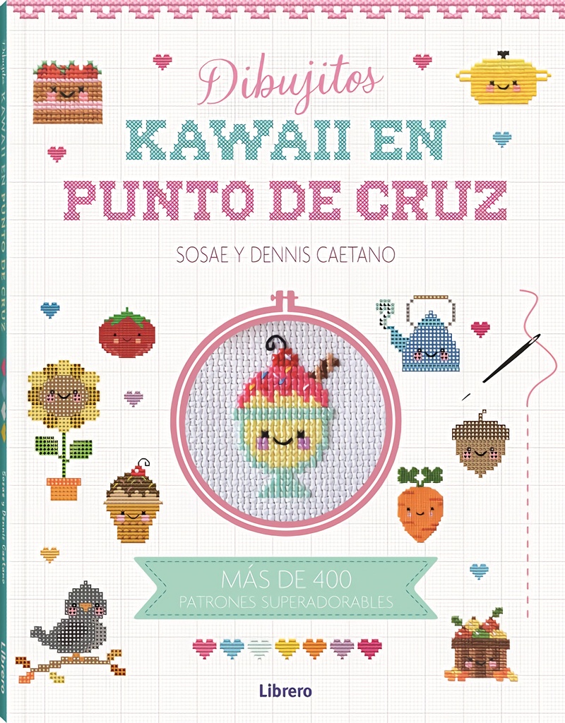 KAWAII DIBUJITOS EN PUNTO DE CRUZ