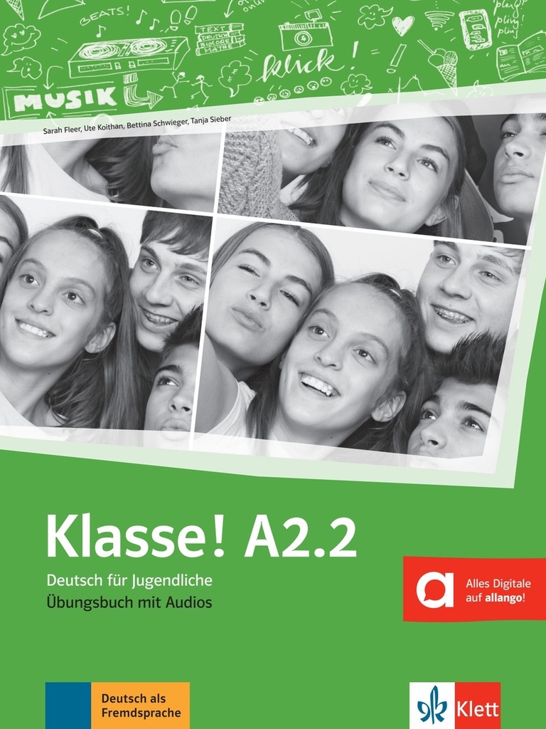 Klasse! a2.2, libro de ejercicios + audio