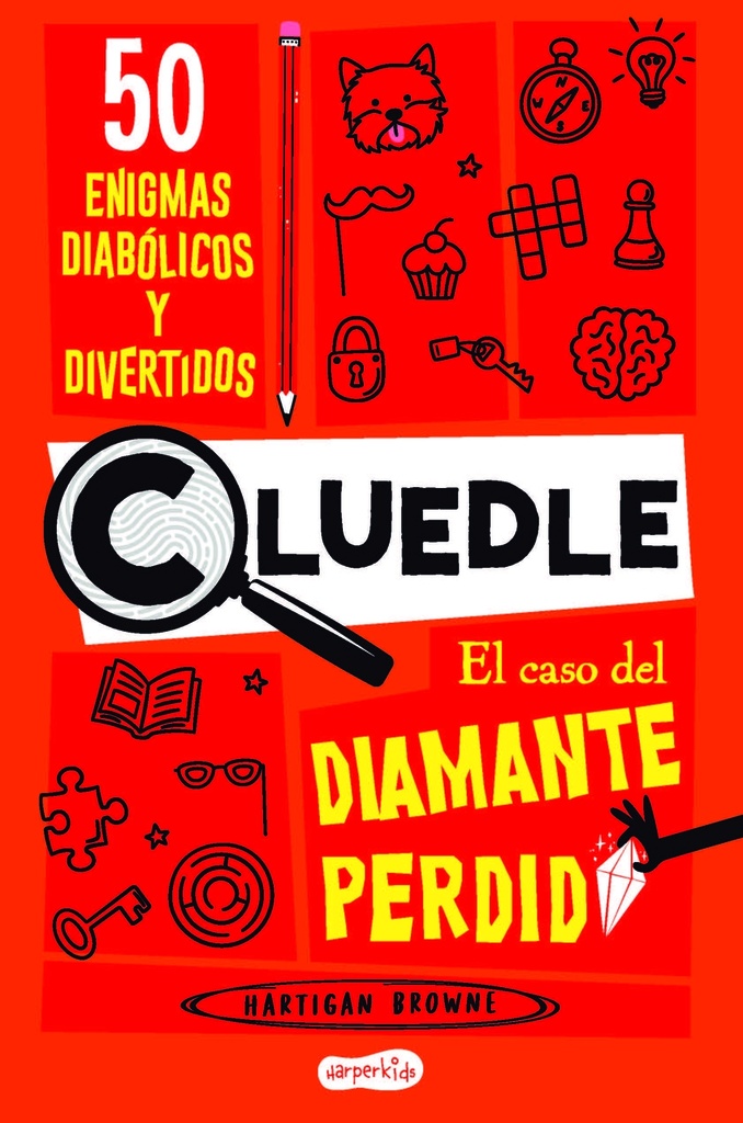 CLUEDLE 1: El caso del diamante perdido: 50 enigmas diabólicos y divertidos (Libro 1)