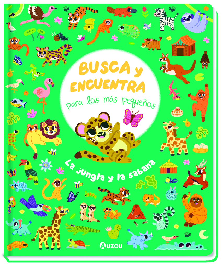 Busca y Encuentra para los más pequeños. La jungla y la sabana.