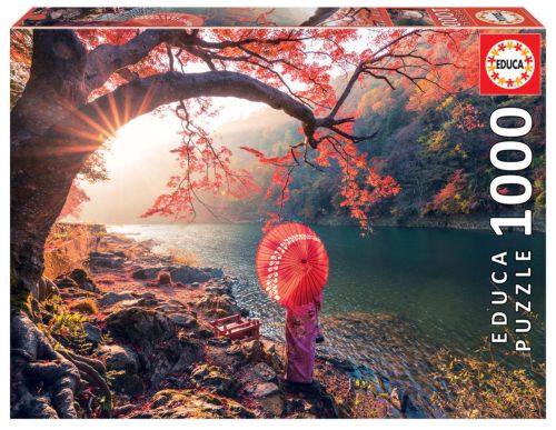 AMANECER EN EL RIO KATSURA, JAPON PUZZLE 1000 PIEZAS