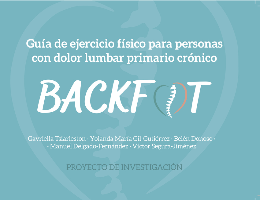 Guía de ejercicio físico para personas con dolor lumbar primario crónico