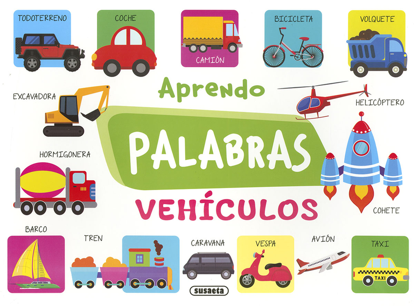 Aprendo palabras. Vehículos