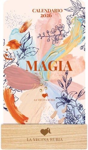 Calendario mesa de tarjetas la vecina rubia