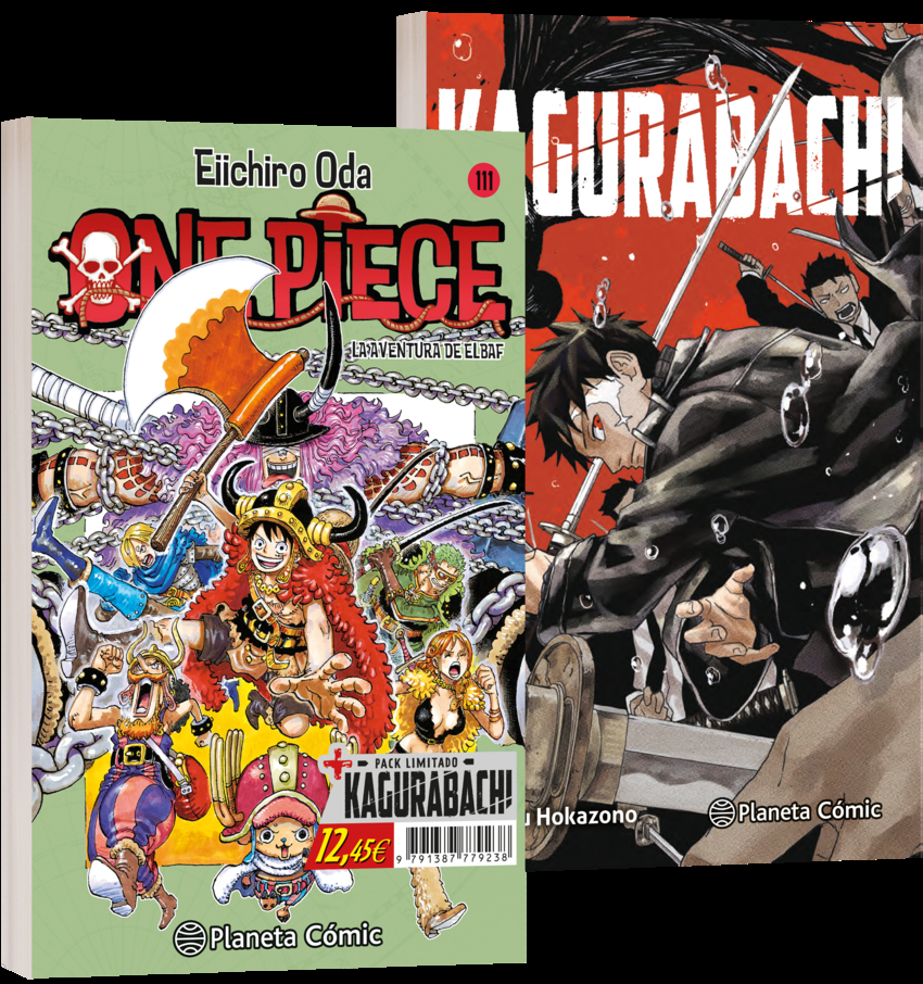 One Piece nº 111 + Kagurabachi nº 01 (Pack especial)