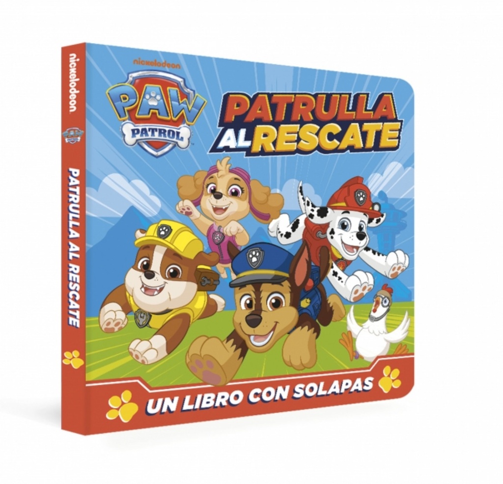 Paw Patrol / Patrulla Canina. Libro de cartón con solapas - Patrulla al rescate