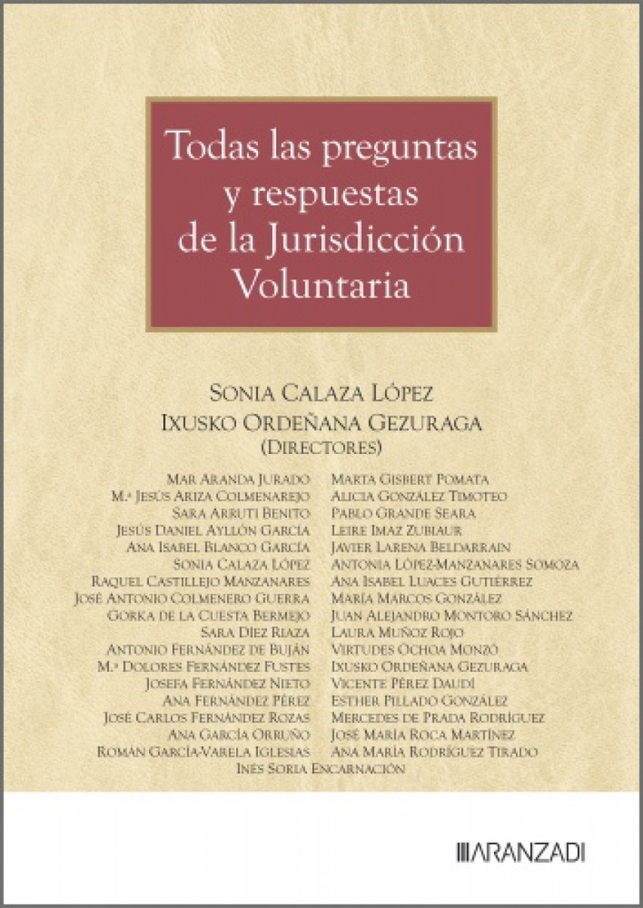 Todas las preguntas y respuestas de la Jurisdicción Voluntaria