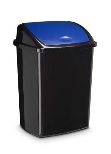 [2919470141] PAPELERA PLASTICO CEP BASC. AZUL 50L