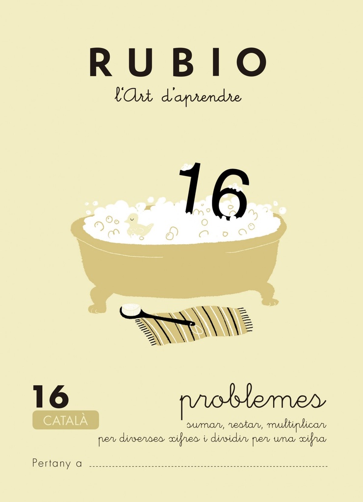 Rubio l'art d'aprendre. Problemes 16