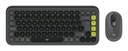 POP Icon Combo teclado Ratón incluido Universal Bluetooth QWERTY Español Grafito