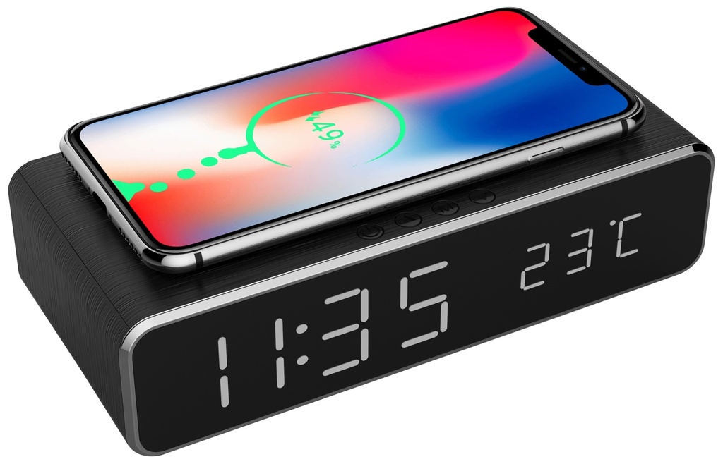 [DAC-WPC-01] DAC-WPC-01 despertador Reloj despertador digital Negro