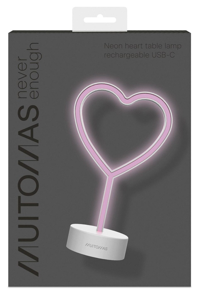 [NEONHEARTC] NEONHEARTC lámpara de mesa Neon F Blanco