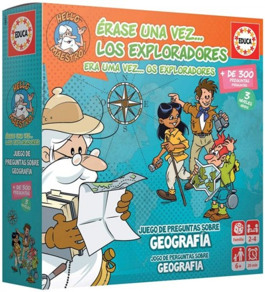 ERASE UNA VEZ... LOS EXPLORADORES JUEGO DE MESA