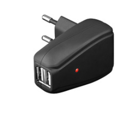 Cargador goobay casa doble usb 2A