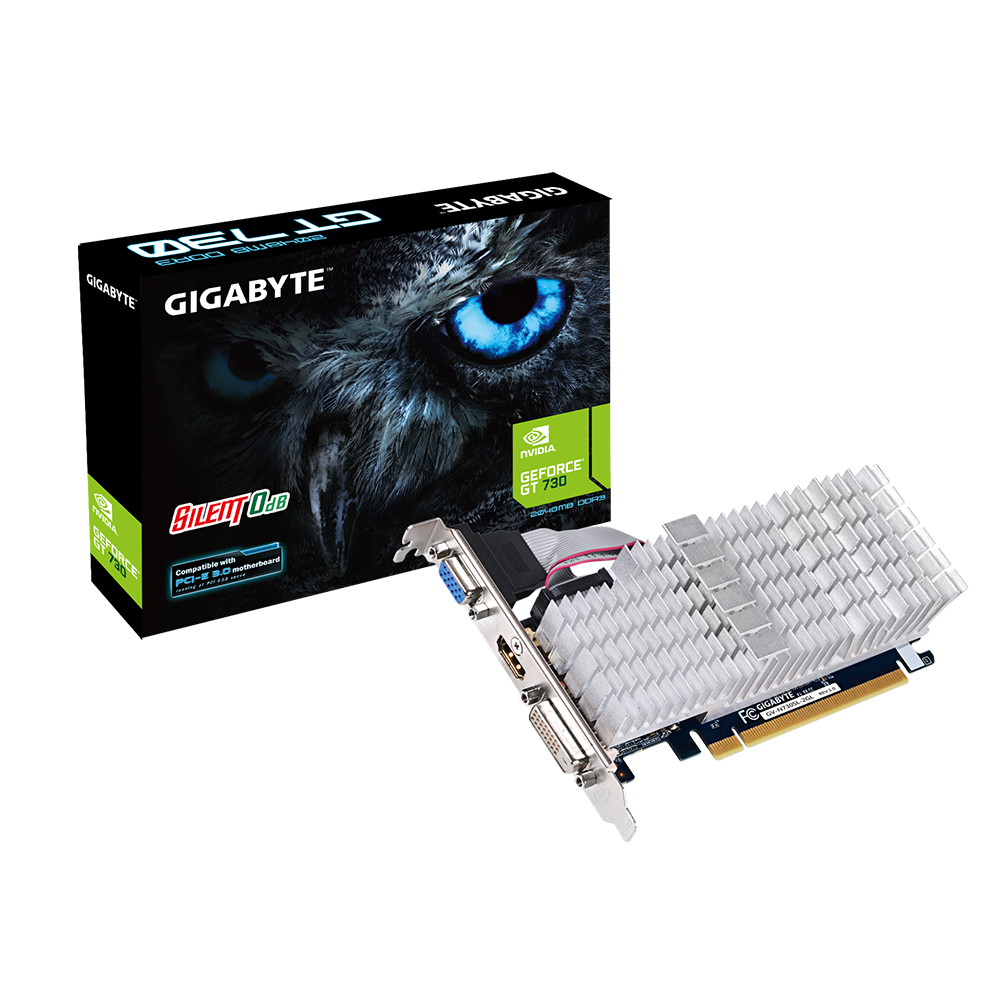Tarjeta video Gigabyte VGA NVIDIA GT 730 2GB DDR3 LP