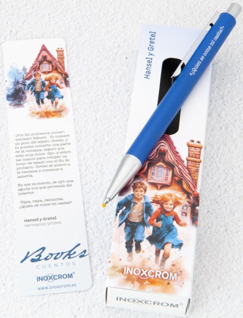 BOLIGRAFO INOXCROM CUENTOS HANSEL & GRETEL. AZ