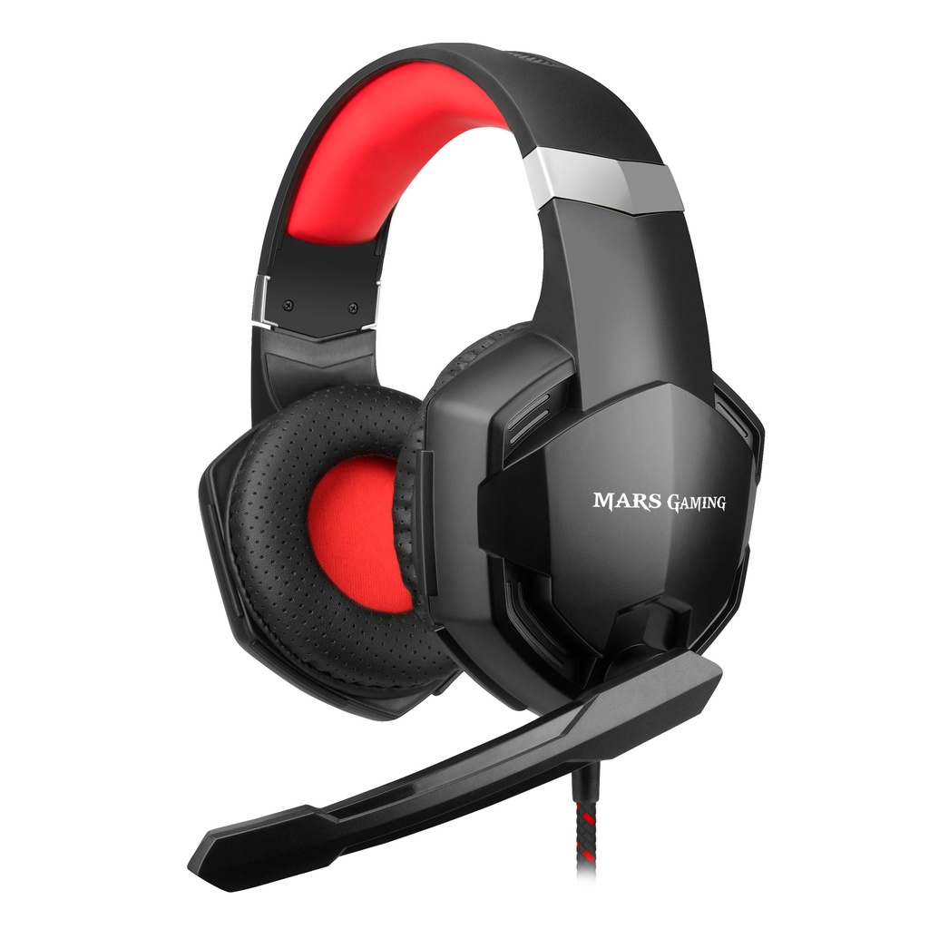 Auricular+ Mic Mars Gaming  MHX 50MM SUPERBASS