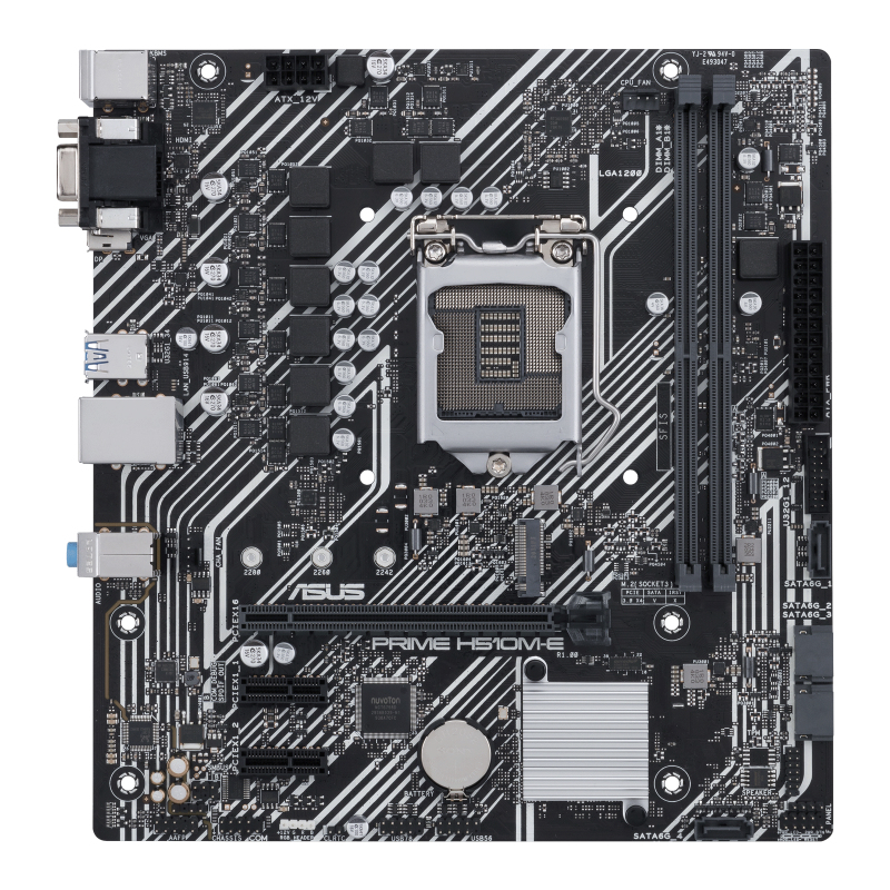 PLACA ASUS PRIME H510M-E INTEL1200 2DDR4 HDMI PCIE3.0 4SATA3 USB3.2 MATX