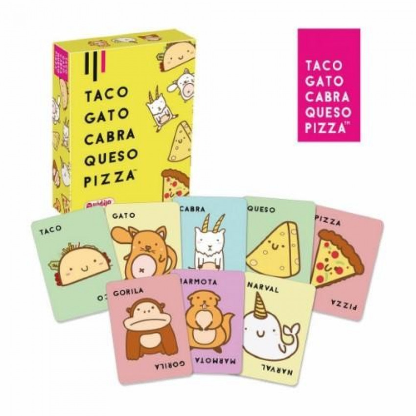 Taco gato cabra queso pizza ludilo