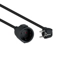 CABLE ALIMENTACION SCHUKO CEE7/7M-CEE7/7H 5M NEGRO NANOCABLE 10.22.0605-BK
