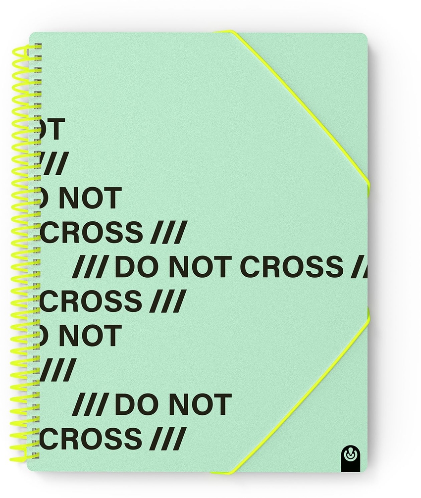 CARPETA Fº PP NOT CROSS 20 FUNDAS MINT