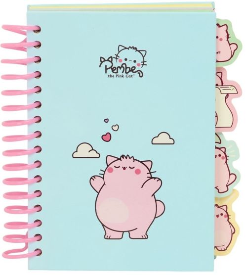 BLOC A6 120 HOJAS PEMBE THE PINK CAT 11,8x14,6cm