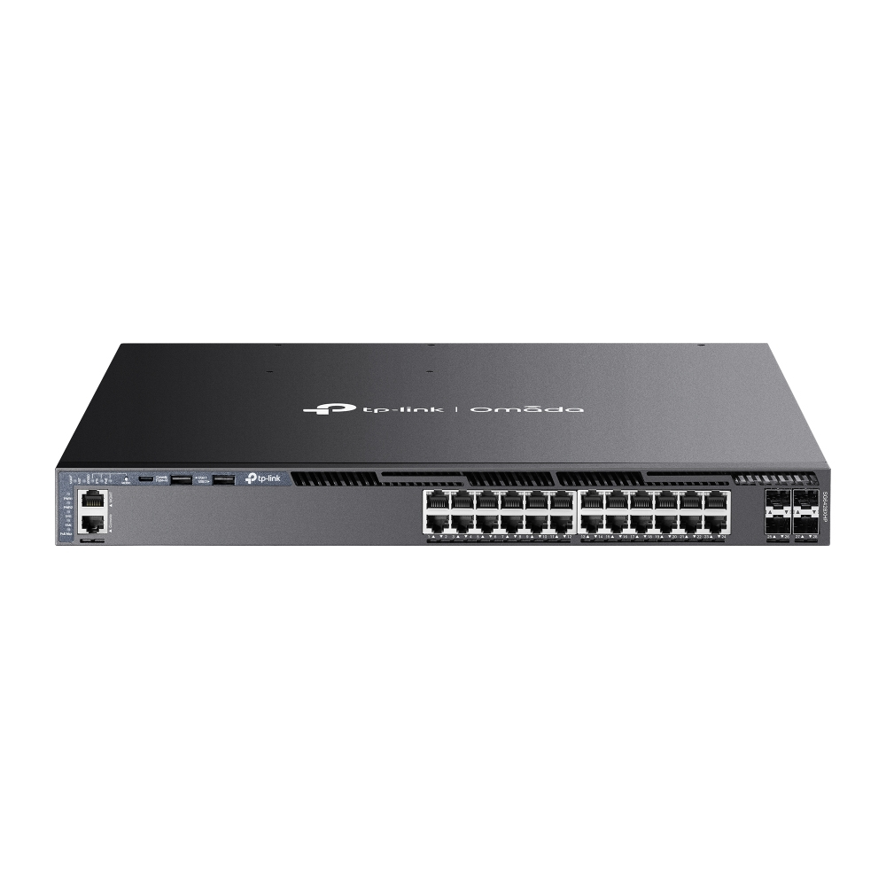 [SG6428XHP] Omada SG6428XHP switch Gestionado L3 Gigabit Ethernet (10/100/1000) Energía sobre Ethernet (PoE) 1U Negro