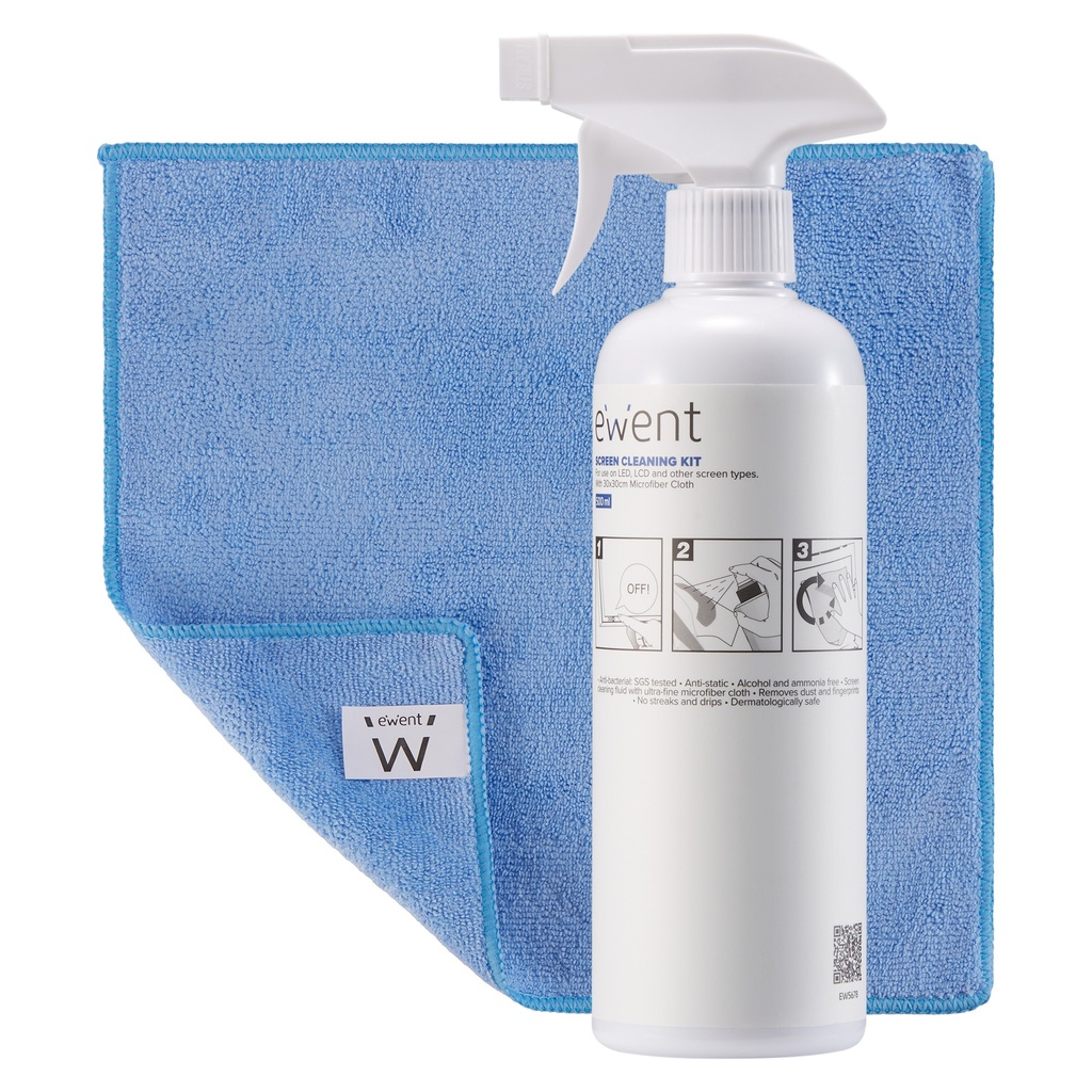 [EW5678] EW5678 kit de limpieza para computadora Pantallas / Plásticos, Universal Kit de limpieza para equipos 500 ml
