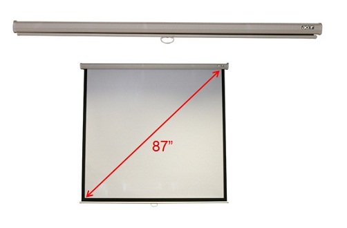 [JZ.J7400.002] M87-S01MW pantalla de proyección 2,21 m (87") 1:1