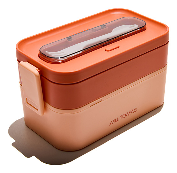 [LUNCHBOXLPF] LUNCHBOXLPF fiambrera Táper 1,7 L Plástico Durazno 1 pieza(s)