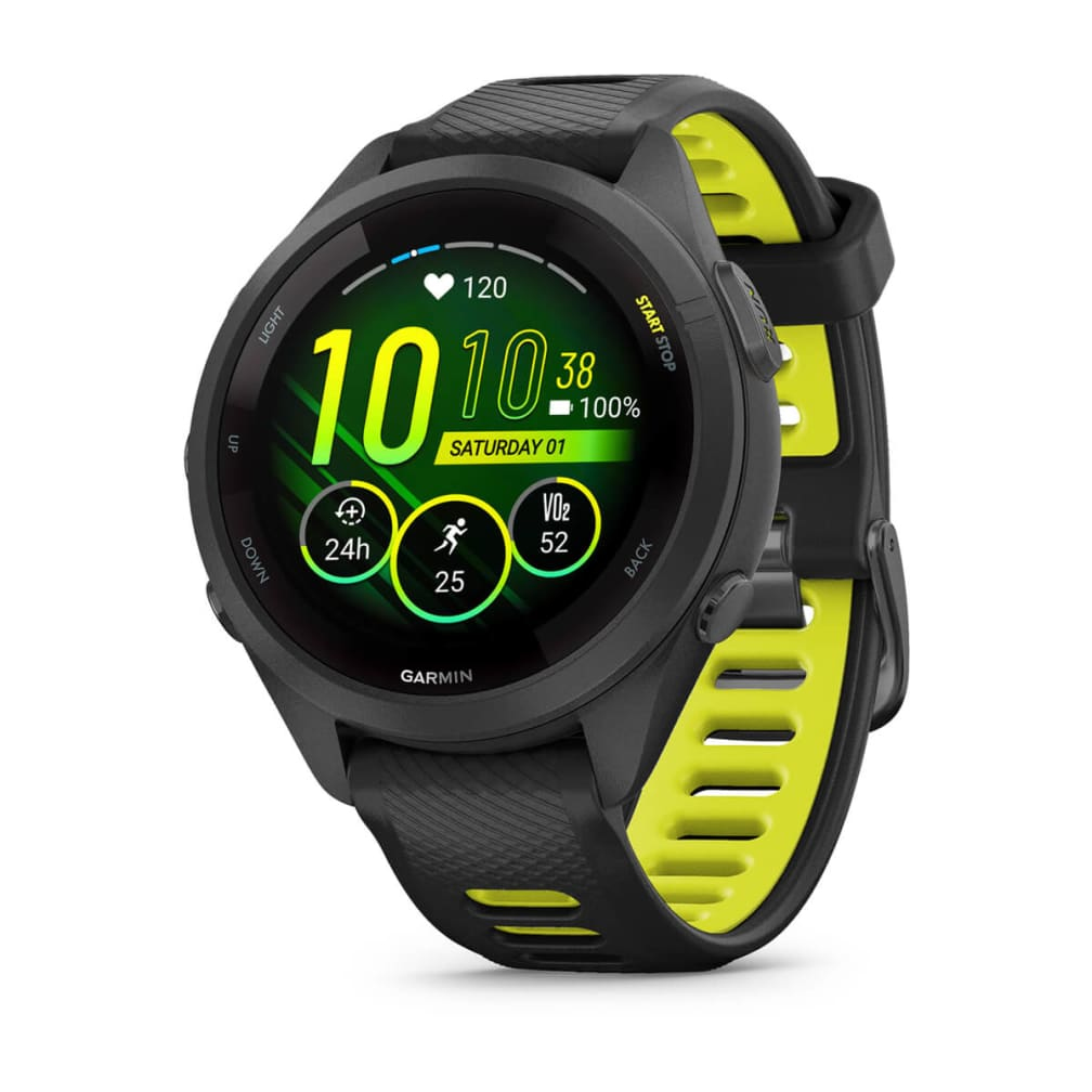 Forerunner 265S 2,79 cm (1.1") AMOLED 42 mm Digital 360 x 360 Pixeles Pantalla táctil Negro, Gris Wifi GPS (satélite)