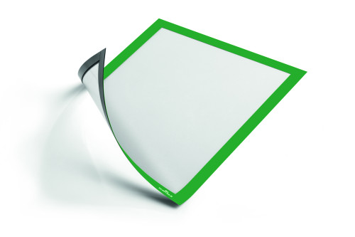 [486905] PACK 5 MARCOS DURAFRAME MAGNETIC A4 VERDE DURABLE 486905
