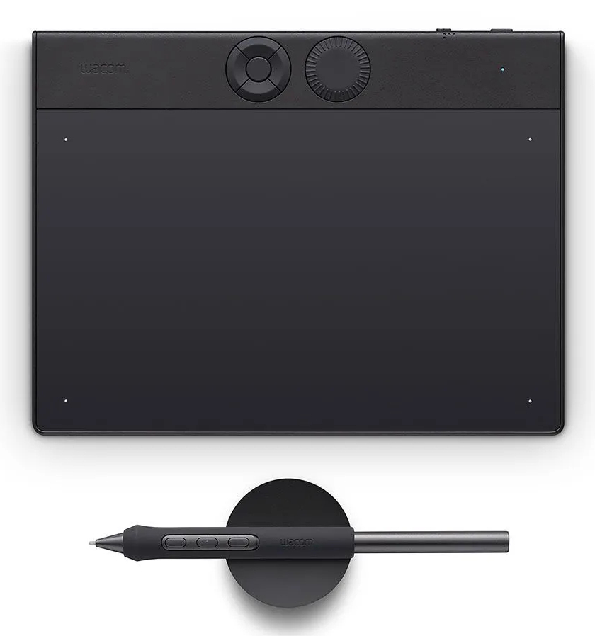 [PTK470K0B] Intuos Pro Small  2025 tableta digitalizadora Negro 187 x 105 mm USB/Bluetooth