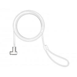 [CL15W] CL15W cable antirrobo Plata, Blanco