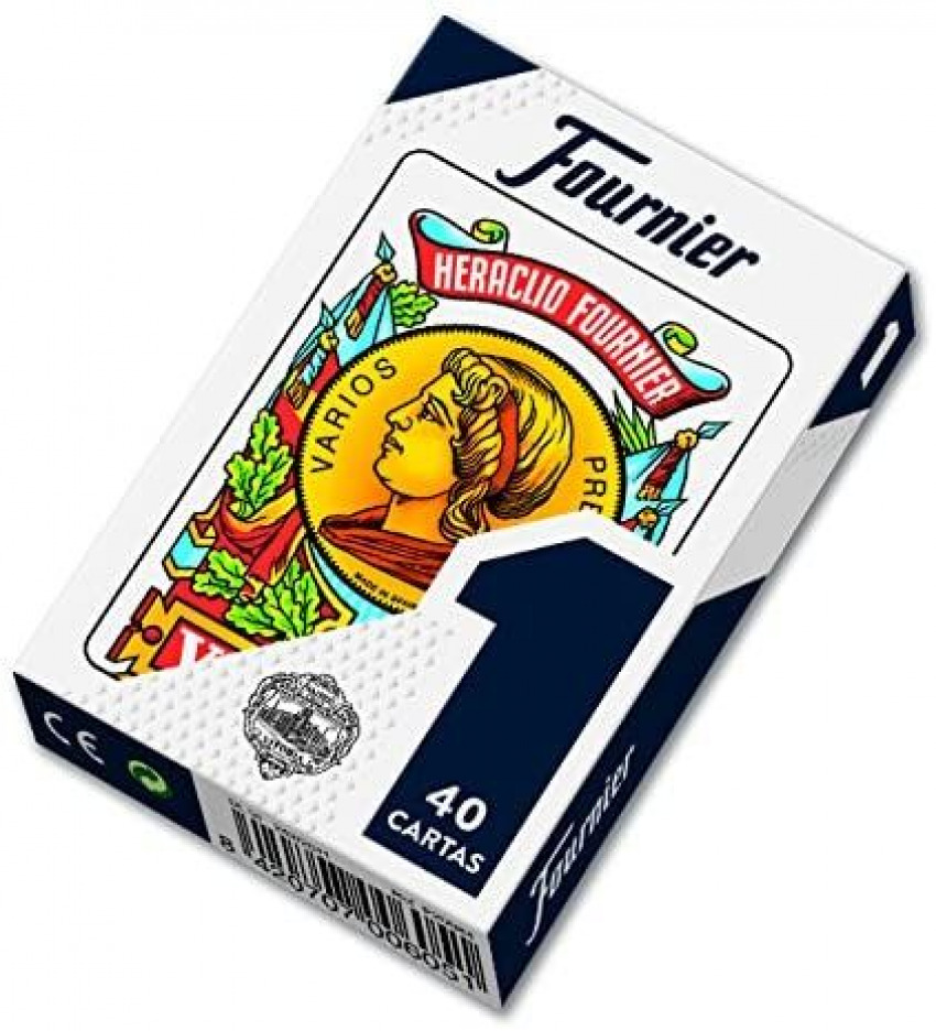 [F20984] Baraja cartas española nº1 estuche carton 40 cartas