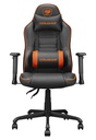 3MFSLORB.0001 silla para videojuegos Silla para videojuegos de PC Asiento acolchado Negro, Naranja