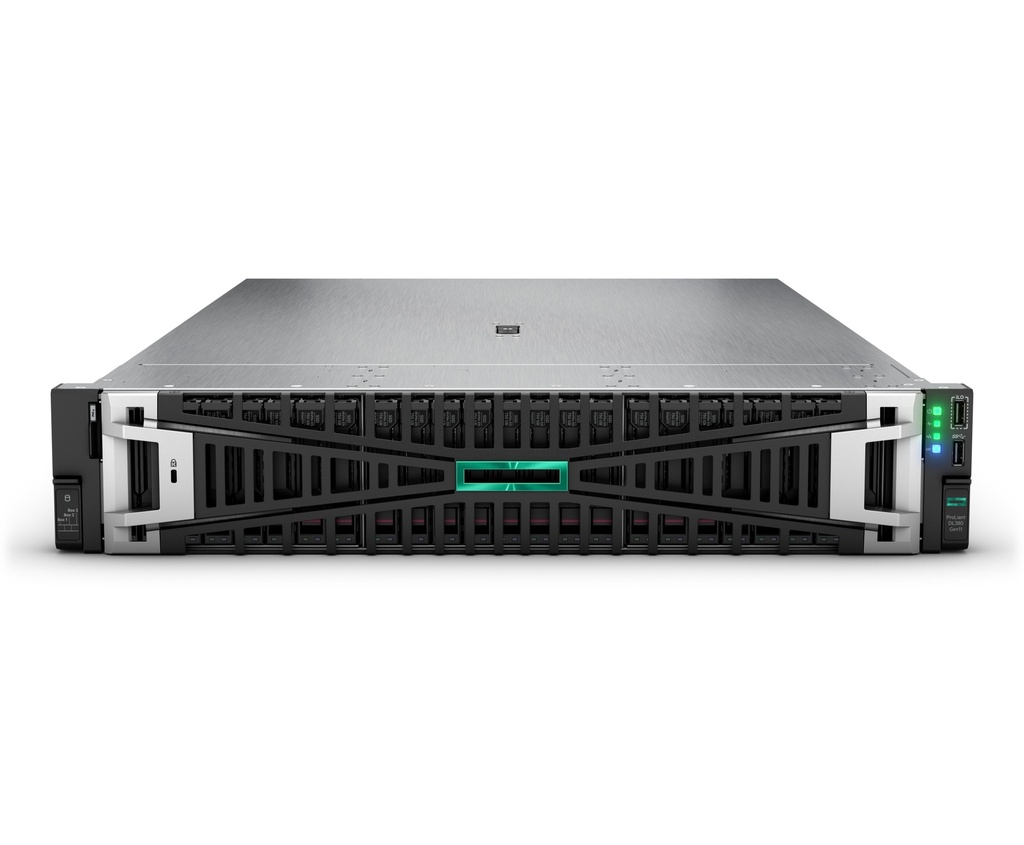 [P71674-425] ProLiant DL380 Gen11 4510 2.4GHz 12c 1P 64GB-R 8SFF MR408i-o 2x960GB SSD 2x1000W PS EMEA Server