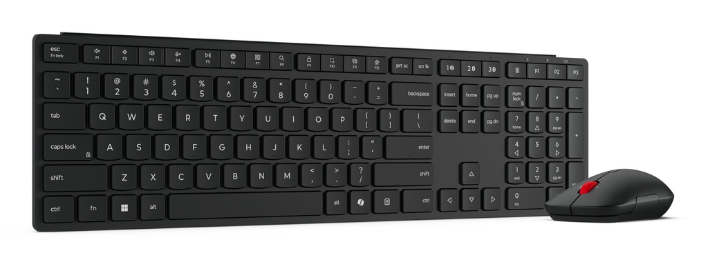 4X31S04841 teclado Ratón incluido Hogar / Oficina RF Wireless + Bluetooth Español Negro
